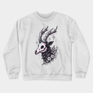 Animal skull with horns Crewneck Sweatshirt